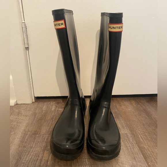 hunter original tall boots size EU 38 black - Picture 4 of 11
